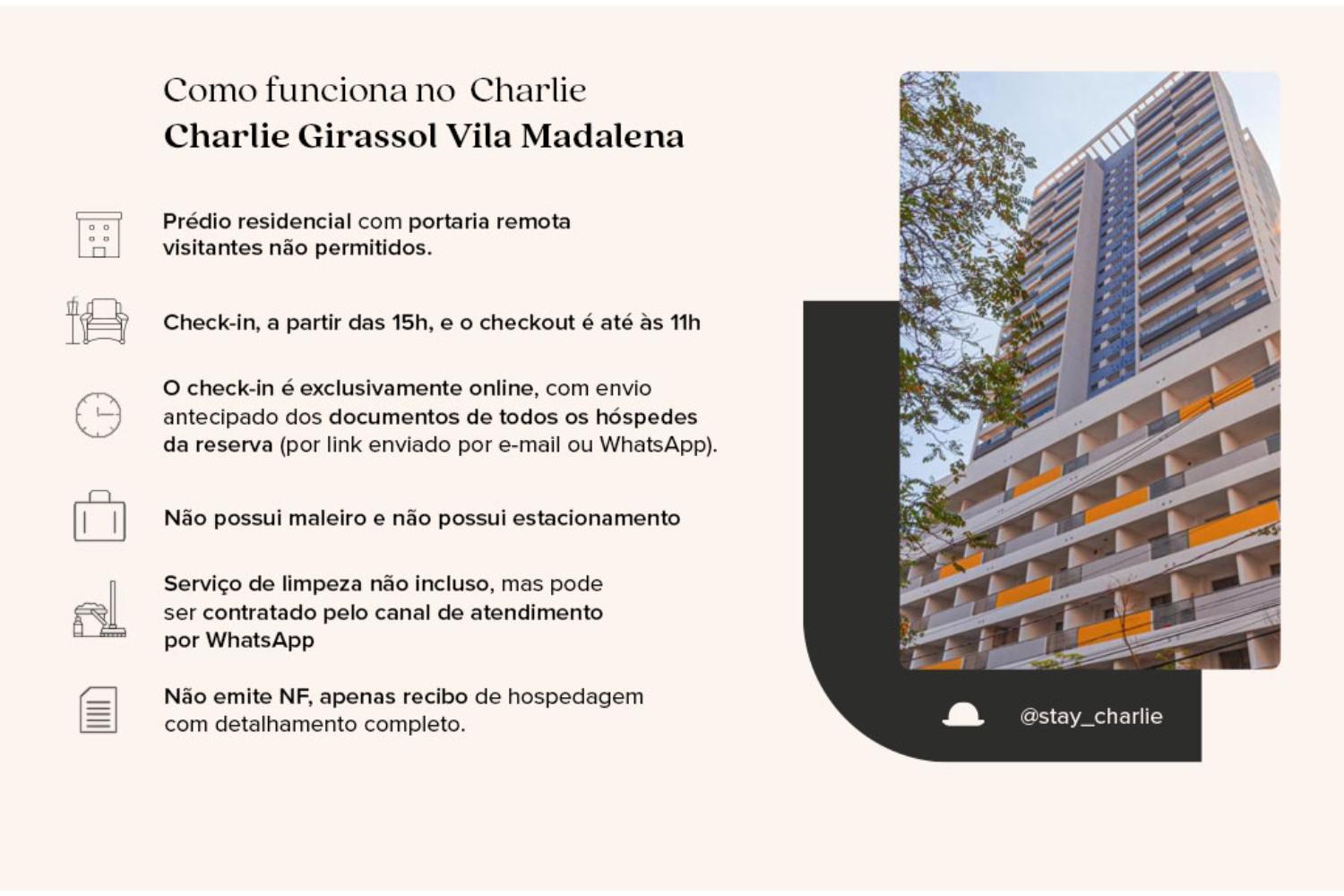 Charlie Girassol Vila Madalena Leilighet São Paulo Eksteriør bilde